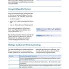 Tipps zur Benutzung deines Wörterbuchs. Besonders wichtige Wörter: avoir, école. Unregelmäßige Wortformen: treten, changer. Symbole: ~ steht für unveränderte Stichwörter.