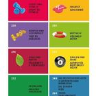 Texte: "186 SPORT UND FITNESS", "212 FREIZEIT", "236 KÖRPER UND GESUNDHEIT", "266 NOTFÄLLE", "276 ERDE UND NATUR", "320 ZAHLEN UND MAßE". Illustration mit bunten Kästchen und Symbolen.