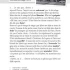 „1A BIEN FAIRE LES CHOSES“ oben links. Darunter beginnt eine französische Erzählung über Pierre und Sylvie.