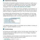 Seite 6: Tipps zur Benutzung. Was steht wo im Wörterbuch? Abschnitte über alphabetische Reihenfolge, Rechtschreibung, Grammatik.