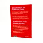 Rotes Buchcover mit den Sätzen: "Ein Mutmachbuch für verzweifelte Eltern!" und "Holen wir unsere Kinder aus der Medienfalle!"