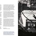 Vorwort. Text über Österreichs Musikgeschichte und den Einfluss von Geschehnissen im Zweiten Weltkrieg. Silhouette einer Person in Ruine.