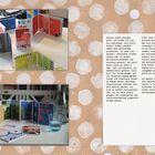 Texte beschreiben Zines als Ausdrucksmittel für Gedanken. Oben und unten sind Bilder von Zines auf einem Tisch.