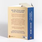 Ein Buch mit blauem Rücken. Titel: "Geschichte zum Anfassen". Autor: "Sam Kean". Rückseite beschreibt Abenteuer archäologischer Experimente. Penguin Verlag Logo.