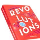 Text: "REVOLUTIONS", "HANNAH ROSS", "Mit einem Vorwort von JANEK SIEGER". Illustration von Fahrrädern auf rotem Hintergrund.