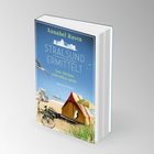 "Annabel Raven. Stralsund ermittelt. Tote Dichter schreiben nicht. Kriminalroman." Ein Strandbild mit Zelt, Fahrrad, Möwe.