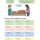 Seite 19, Taktik, 3 + 14, finde Tauschaufgaben und rechne: 6 + 13, 2 + 11, 5 + 15, 4 + 14, 1 + 16, 2 + 13.