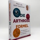 „DIE ARTHROSE FORMEL“ von Prof. Dr. Gert Krischak; Fotos von Menschen, Granatapfel und Ingwer; dtv Verlag.