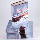 „Gnadenopfer“ von Viveca Sten. Verschneite Landschaft auf dem Buchcover, drei Bücher gestapelt.