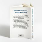 Buch mit dem Titel "Dein Emotional-Support-Guide" von Daniel Chidiac. Die Rückseite beschreibt Grenzen und Emotionen.