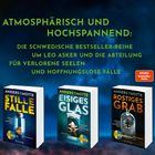 Atmosphärisch und hochspannend: Drei Romane von Anders de la Motte. Drei Buchcover zeigen Gläser mit mysteriösen Inhalten.