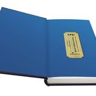 „Die Mitternachtsreise“ steht auf einem blauen Buch mit Sternenhimmel. Zwei Silhouetten im Zugfenster, Mond am Himmel.