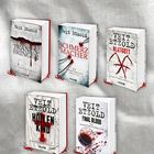 "Die Thriller-Reihe mit Gänsehaut-Garantie." Fünf Bücher von Veit Etzold. "SPIEGEL Bestseller" Logo rechts unten.