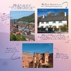 Heidelberg-Panorama: "Von hier aus sehe ich, wie schön Heidelberg ist." Text über Alex und Dalia zu verschiedenen Orten.