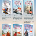 Ein Bild eines Buchcoversets mit dem Text: "Die Nr.1-Spiegel-Bestseller von Hera Lind". Sechs Bücher werden gezeigt.