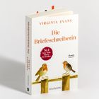 „VIRGINIA EVANS: Die Briefeschreiberin. Nr.1 New York Times Bestseller. Roman. Zwei Rotkehlchen auf einem Zaun.“