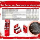 "Das Beste, was Spannung zu bieten hat. Die Rote Reihe. Blutrot. Hochspannend. Streng limitiert. Krimifans lesen ROT."