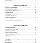 Inhaltverzeichnis für "Little Doomsday" und "Great Doomsday", mit Kapiteltiteln und Seitenzahlen.