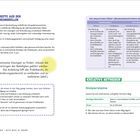 "Hilfreiche Schritte aus den Konfliktlösungsmodellen" und "Kreative Methoden". Text in Listenform, bunte Kästen, klare Struktur.