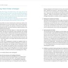 Titel: "Einleitung: Wenn Kinder schweigen".

Links auf Seite 4: Einführung in selektiven Mutismus, mit Praxisbeispielen. Text beschreibt Symptome und Missverständnisse.

Rechts auf Seite 5: Konzepte wie Bindung, Regelmäßigkeit, Spiel und deren Einfluss auf Kommunikation und Sicherheit bei Kindern. Nummerierte Punkte 2 bis 5.