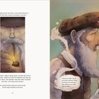 Links Text über einen Gärtner, rechts Illustration eines alten Mannes mit Bart und Pfeife, aus der Rauch steigt.