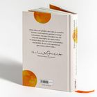 Buchrücken mit Text: "Hubertus Meyer-Burckhardt", Zitat über Zitate und Leben, orangenes Kreis-Design, ISBN-Nummer.