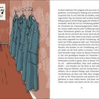 Text: Mittwoch, 27 JULI. 

Illustration von Mänteln an Haken. Eine Kommode steht links, Tapete mit floralen Mustern.