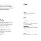 Inhalt mit Vorwort und Kapitelüberschriften: "Alltag", "Abkürzen", "Werbung", "Zu spät kommen", "Streiten", "Schlafen".