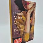 Buchcover mit dem Titel "Mein gelber Pullover", Autorin Ursula März, Illustration einer Person im gelben Pullover.