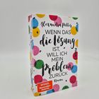 Buchtitel: "Wenn das die Lösung ist, will ich mein Problem zurück". Bunte Punkte auf weißem Hintergrund.