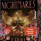 "Throne of Nightmares", "verzaubert", "Kerri Maniscalco", "SPIEGEL Bestseller-Autorin", Logo von Piper. Goldener Phönix.