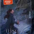 „SPIEGEL Bestseller-Autorin“, „Cursed by Shadows“, „Liane Mars“, „Roman“, PIPER. Frau mit Schwert, Wolf im Schnee.