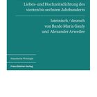 "Eros und Mythos. Liebes- und Hochzeitsdichtung des vierten bis sechsten Jahrhunderts. Grüner Hintergrund, weiße Schrift."