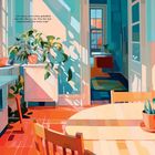 „Ich räume mein Leben gründlich auf und sehe mir an: Was hat sich angesammelt, was kann weg?“ In einer farbenfrohen Küche.