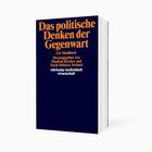 Titel: "Das politische Denken der Gegenwart". Herausgegeben von Manfred Brocker und Sarah Rebecca Strömel. Buchcover.