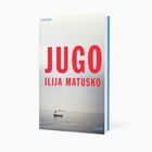 "JUGO" und "ILIJA MATUSKO" in roten Buchstaben, darunter ein einsames Boot auf offener See.