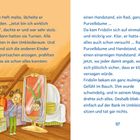 Text: Ein Junge schaut verunsichert in einen Spiegel. Er steht in einem Dachbodenraum mit Kartons und einem Sessel.