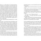 Seiten 8 und 9 eines Buches mit Fließtext. Es werden Gedanken und Dialoge zwischen zwei Personen beschrieben.