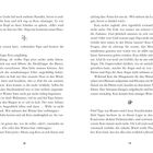 Seitenzahlen 18 und 19, Text über eine Diskussion über das Überwintern in kalten Bergen, Ängste und Pläne von Figuren.