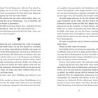 Seite 22 und 23 eines Romans mit dem Text über eine bedrängende Situation und eine entspannende Badeszene.