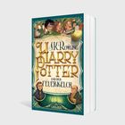 Buchtitel: "J.K. Rowling Harry Potter und der Feuerkelch". Illustration von Figuren und Zauberitem auf dem Cover.