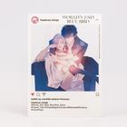 „World’s End Blue Bird“, Illustration eines Paares in inniger Pose, Instagram-Format.