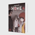 „sweet HOME 4“, Art von Youngchan Hwang, Story von Carnby Kim. Drei Manga-Figuren stehen in düsterem Flur.