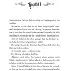 Kapitel 1. Maximilienne Calypse geht im Empfangssalon umher. Sie kaut nervös Nägel, bis Herzog Croyso eintritt. Ihr Vater tadelt sie, was sie schweigend erträgt.