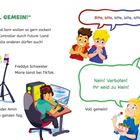 „VOLL GEMEIN!“ Freddy und Sam wollen zocken. Bitte, bitte! Nein! Verboten! Freddys Schwester tanzt. Sams Bruder zockt.