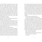 Seitenzahlen: Links unten "8", rechts unten "9". Fließtext über zwei Seiten eines Buches. Dialoge und Gedanken über Emotionen und Beziehungen.