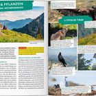 *Tiere & Pflanzen – Hinein ins Naturparadies* und *6 typische Tiere*. Bilder von Bergen und Tieren wie Steinbock und Murmeltier.