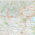 Diese Karte zeigt Norditalien, einschließlich Städte wie Venedig, Verona und Vicenza, sowie Straßen und Gewässer.