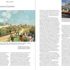 1835 | Erste deutsche Eisenbahn. 

Links eine Illustration einer Dampflokomotive vor einem belebten Hintergrund. Rechts Text zur Geschichte der Eisenbahn.
