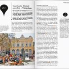 #1 Durch die Altstadt streifen – Vieux Lyon: Text über Sehenswürdigkeiten mit Bild eines belebten Platzes voller Menschen.